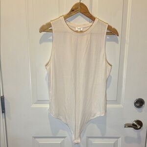 Knix Cream Sleeveless Bodysuit